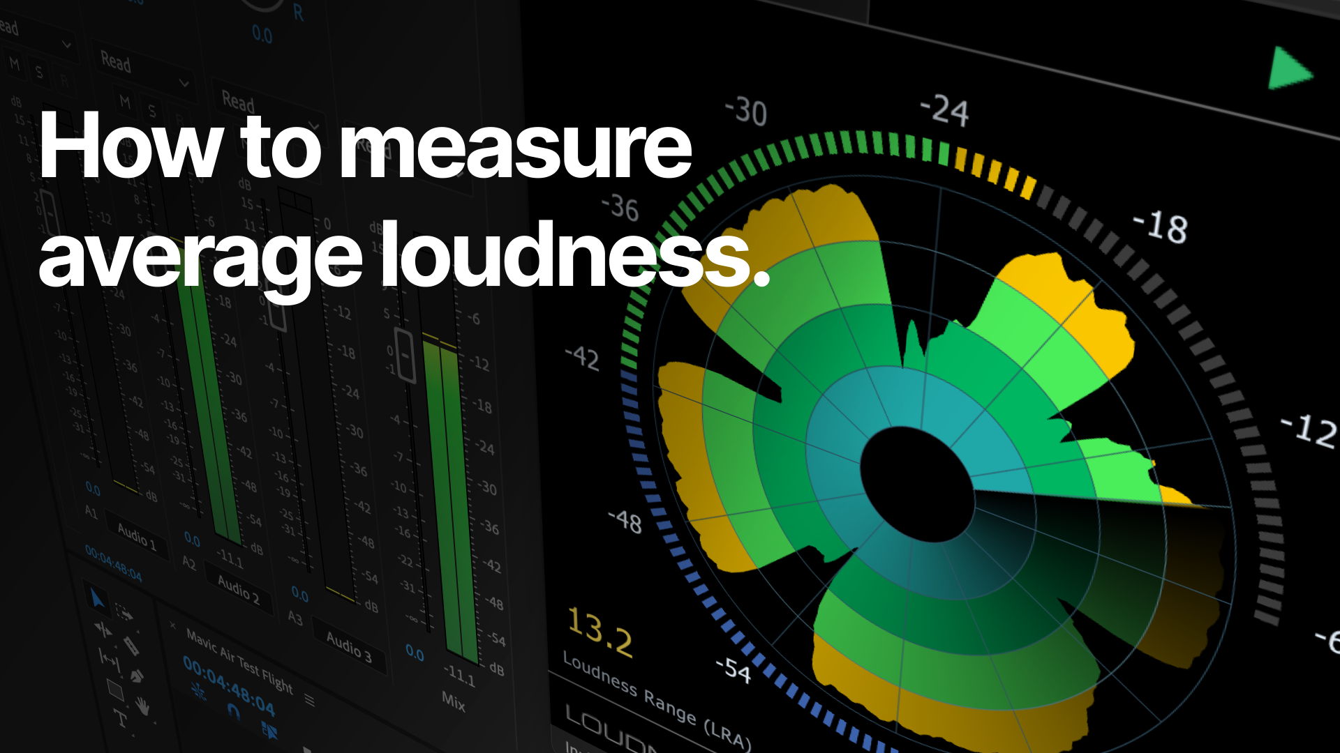 How to measure average loudness in Adobe Premiere Pro?
