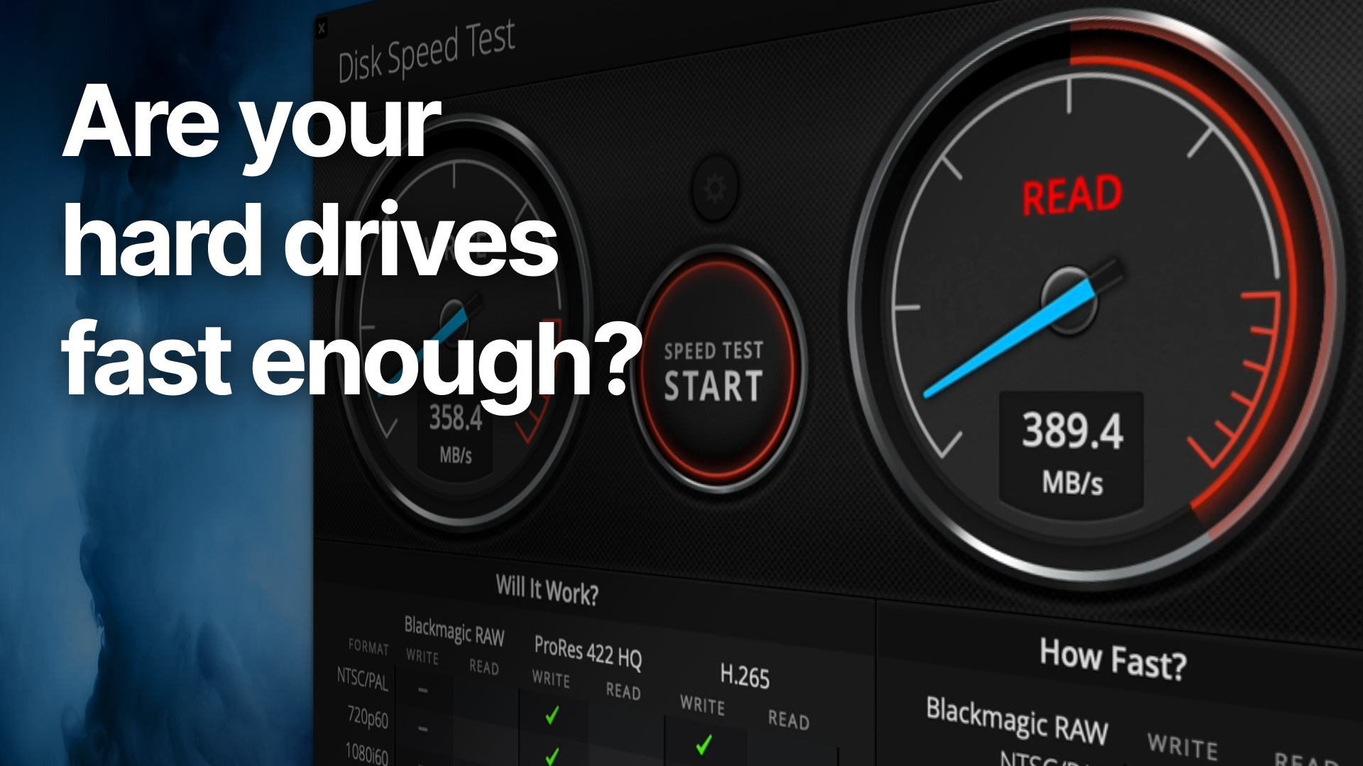 Is Your Hard Drive Too Slow? Find Out In 60 Seconds.