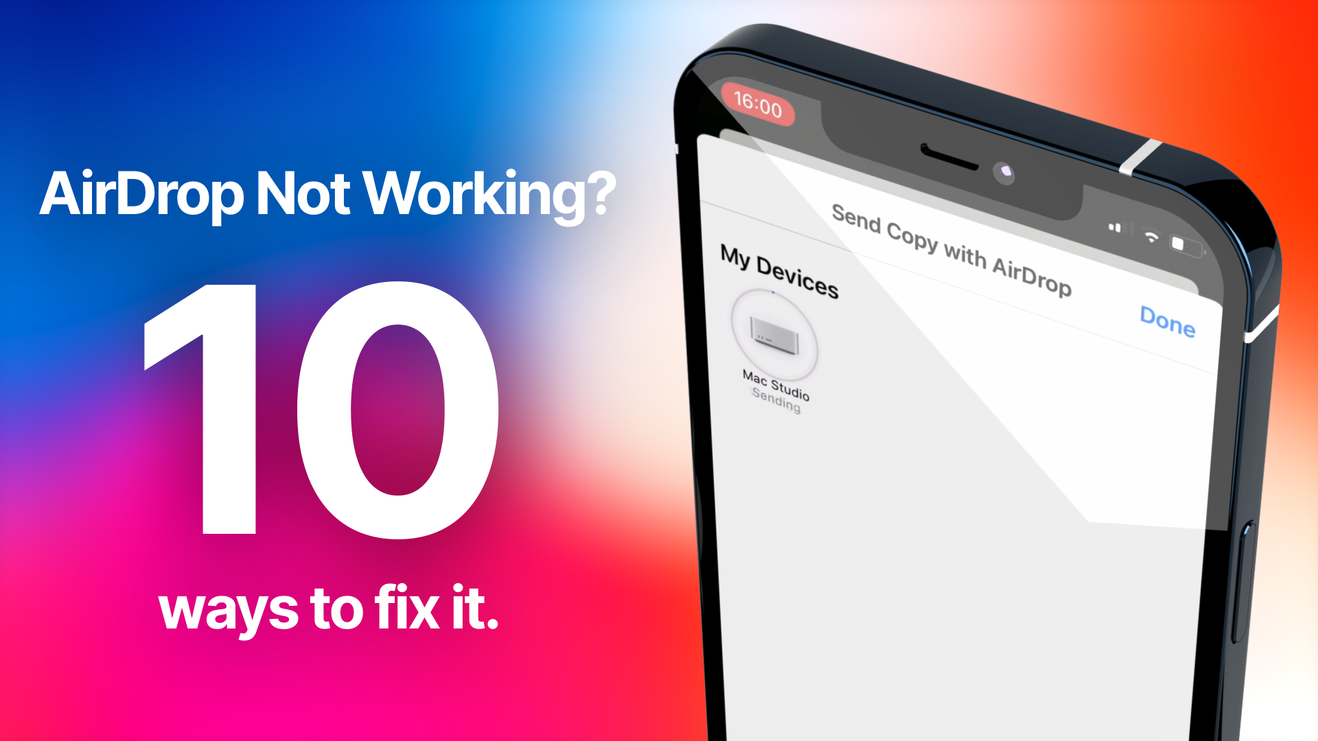 AirDrop Not Working? Here’s How You Can Fix It.